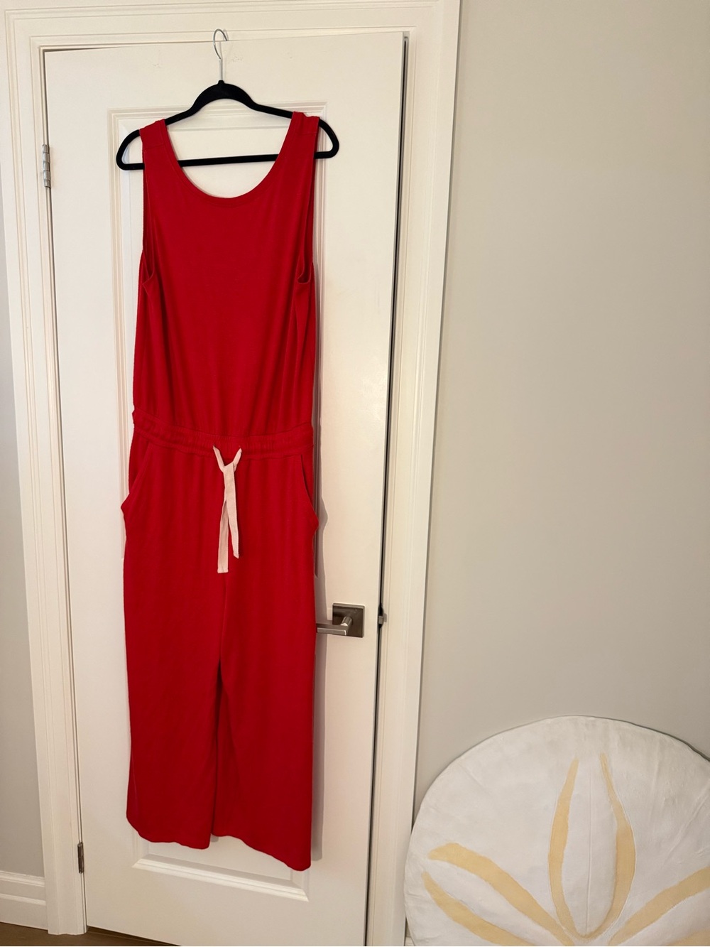 Wilfred Red Sleeveless Jumpsuit
